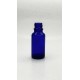 20 ml Mavi (Kobalt) Cam Beyaz Sprey Başlıklı Şişe