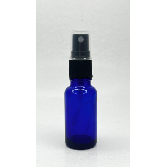 20 ml Mavi (Kobalt) Cam Sprey Başlıklı Şişe