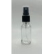 20 ml Şeffaf Cam Sprey Başlıklı Şişe