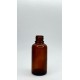 30 ml Kahverengi (Amber) Beyaz Cam Sprey Başlıklı Şişe