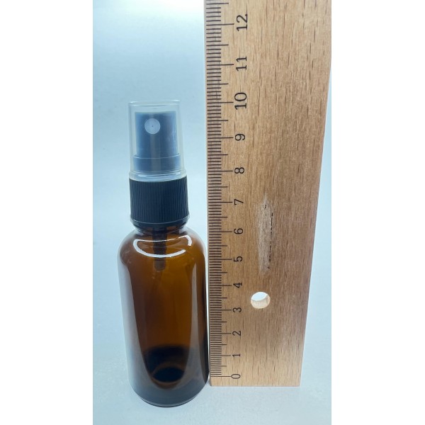 30 ml Kahverengi (Amber) Cam Sprey Başlıklı Şişe