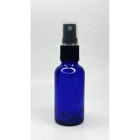 30 ml Mavi (Kobalt) Cam Sprey Başlıklı Şişe