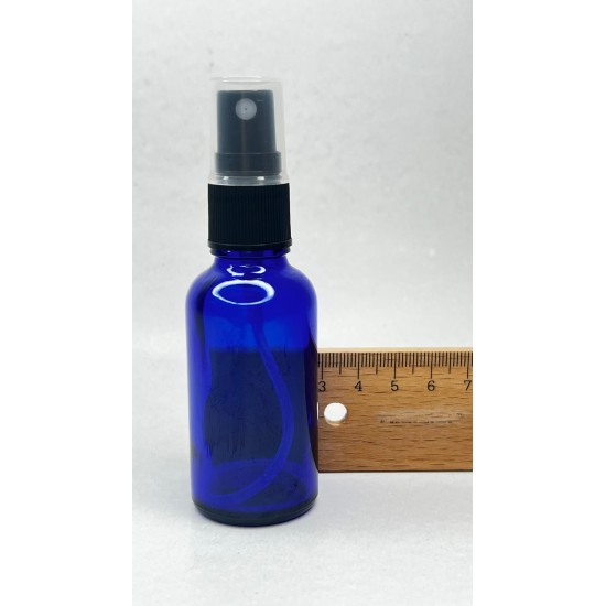 30 ml Mavi (Kobalt) Cam Sprey Başlıklı Şişe