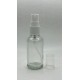 30ml Şeffaf Şişe Beyaz Sprey Başlıklı