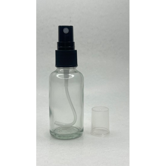30ml Şeffaf Şişe Sprey Başlıklı
