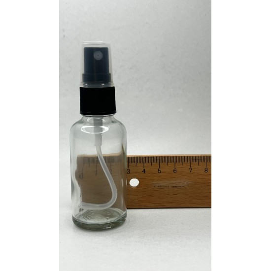 30ml Şeffaf Şişe Sprey Başlıklı