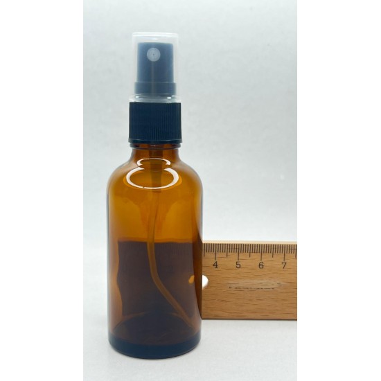 50 ml Kahverengi (Amber) Cam Sprey Başlıklı Şişe