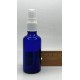 50 ml Mavi (Kobalt) Cam Beyaz Sprey Başlıklı Şişe