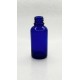 50 ml Mavi (Kobalt) Cam Beyaz Sprey Başlıklı Şişe
