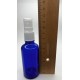50 ml Mavi (Kobalt) Cam Beyaz Sprey Başlıklı Şişe