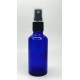 50 ml Mavi (Kobalt) Cam Sprey Başlıklı Şişe