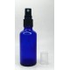 50 ml Mavi (Kobalt) Cam Sprey Başlıklı Şişe