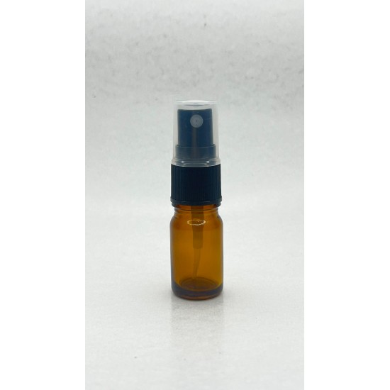 5 ml Kahverengi Cam Sprey Başlıklı Şişe