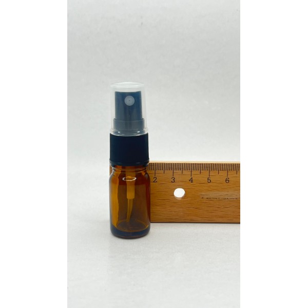 5 ml Kahverengi Cam Sprey Başlıklı Şişe