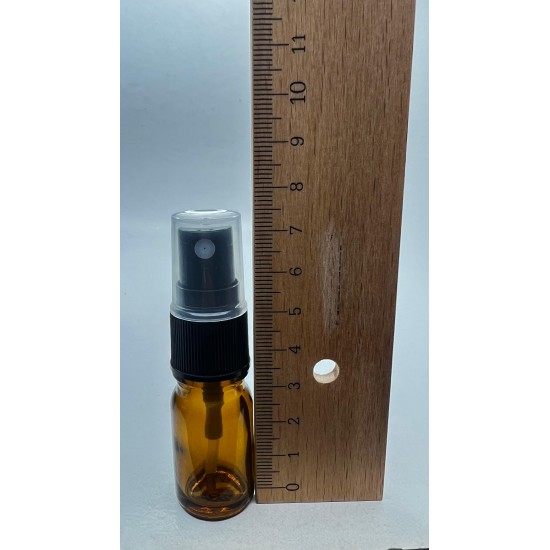 5 ml Kahverengi Cam Sprey Başlıklı Şişe