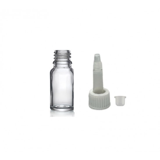 10ml Şeffaf Şişe Üstten Damlalıklı