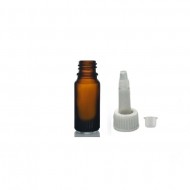 5 ml Kahverengi (Amber) Cam Şişe Üstten Damlalıklı (Minare) Kapaklı
