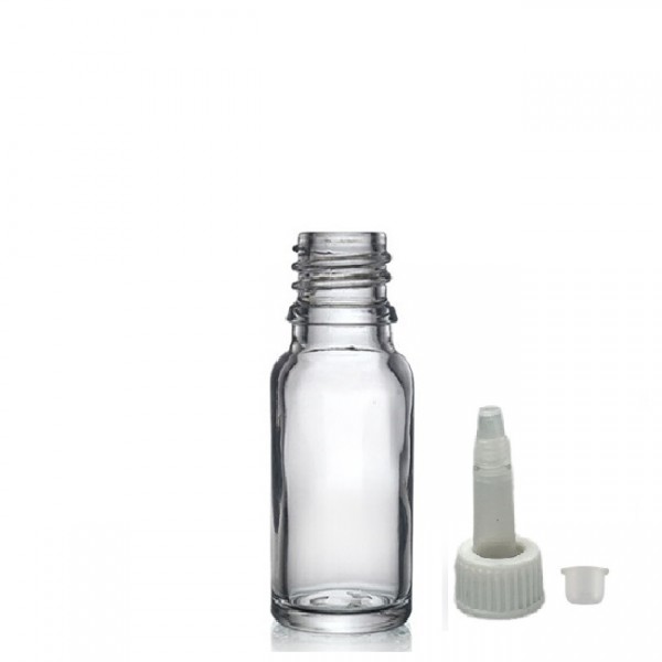 20ml Şeffaf Şişe Üstten Damlalıklı