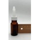 10 ml Kahverengi (Amber) Cam Şişe Üstten Damlalıklı (Minare) Kapaklı