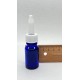 10 ml Mavi (Kobalt) Cam Şişe Üstten Damlalıklı (Minare) Kapaklı