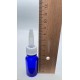 10 ml Mavi (Kobalt) Cam Şişe Üstten Damlalıklı (Minare) Kapaklı