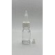 10 ml Şeffaf Cam Şişe Üstten Damlalıklı (Minare) Kapaklı