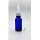 20 ml Mavi (Kobalt) Cam Şişe Üstten Damlalıklı (Minare) Kapaklı