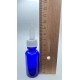 20 ml Mavi (Kobalt) Cam Şişe Üstten Damlalıklı (Minare) Kapaklı
