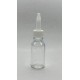 20 ml Şeffaf Cam Şişe Üstten Damlalıklı (Minare) Kapaklı