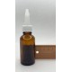 30 ml Kahverengi (Amber) Cam Şişe Üstten Damlalıklı (Minare) Kapaklı