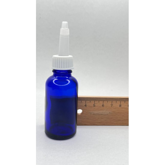 30ml Mavi Şişe Üstten Damlalıklı