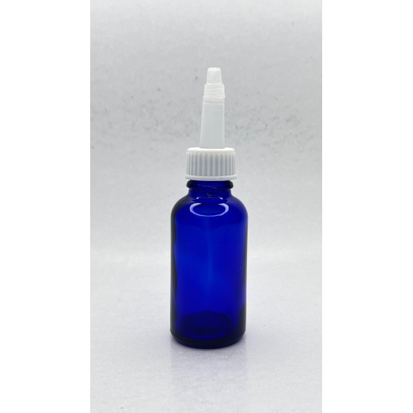 30ml Mavi Şişe Üstten Damlalıklı