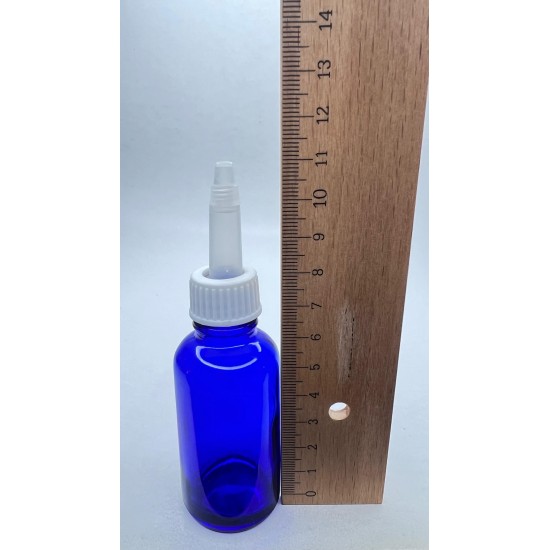 30ml Mavi Şişe Üstten Damlalıklı