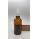 50 ml Kahverengi (Amber) Cam Şişe Üstten Damlalıklı (Minare) Kapaklı