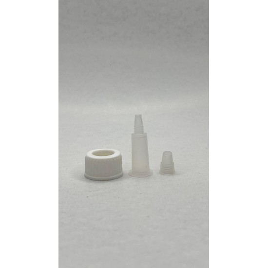 50 ml Şeffaf Cam Şişe Üstten Damlalıklı (Minare) Kapaklı