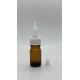 5 ml Kahverengi (Amber) Cam Şişe Üstten Damlalıklı (Minare) Kapaklı