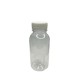 250 ml Şeffaf PET Detox Suyu ve İçecek Şişesi 38 mm Ağız Beyaz Kapaklı