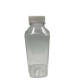 500 ml Şeffaf PET Detox Suyu ve İçecek Şişesi 38 mm Ağız Beyaz Kapaklı