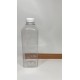 1000 ml (1 Litre) Şeffaf PET Detox Suyu Şişesi 38 mm Beyaz Kapaklı