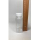 250 ml Şeffaf PET Detox Suyu ve İçecek Şişesi 38 mm Ağız Beyaz Kapaklı