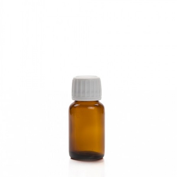 30 ml Kahverengi (Amber) Ecza Şişesi Kilitli Silikon Contalı Kapaklı