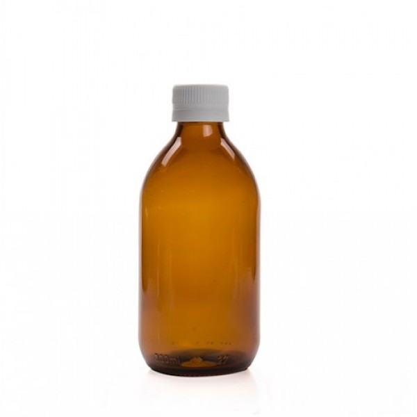 500 ml Kahverengi (Amber) Ecza Şişesi Kilitli Silikon Contalı Kapaklı