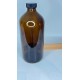 1000 ml (1 Litre) Kahverengi (Amber) Ecza Şişesi Kilitli Silikon Contalı Kapaklı