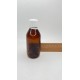 100 ml Kahverengi (Amber) Ecza Şişesi Kilitli Silikon Contalı Kapaklı