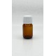 20 ml Kahverengi (Amber) Ecza Şişesi Kilitli Silikon Contalı Kapaklı