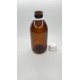 250 ml Kahverengi (Amber) Ecza Şişesi Kilitli Silikon Contalı Kapaklı