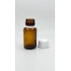 30 ml Kahverengi (Amber) Ecza Şişesi Kilitli Silikon Contalı Kapaklı