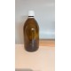 500 ml Kahverengi (Amber) Ecza Şişesi Kilitli Silikon Contalı Kapaklı