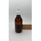 100 ml Kahverengi (Amber) Ecza Şişesi LDK (Lastikli Dereceli Damlalıklı Kapaklı)