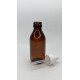 100 ml Kahverengi (Amber) Ecza Şişesi LDK (Lastikli Dereceli Damlalıklı Kapaklı)